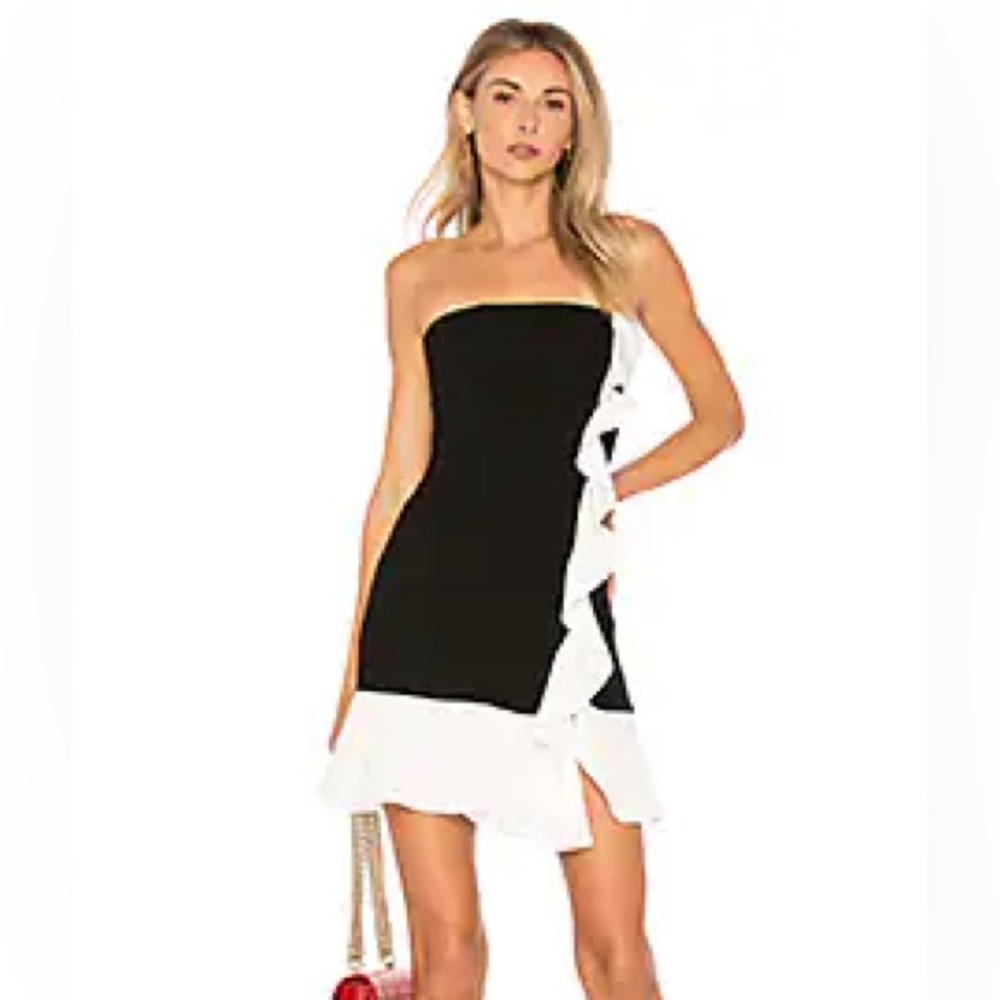 Rachel Zoe Black/White Dress (Size XS) - Worn Once